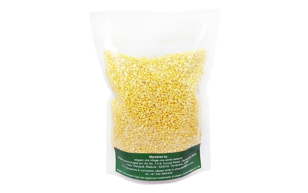 Ekgaon Unpolished Desi Moong Dal (Dhuli)    Pack  1 kilogram